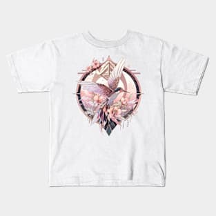 Hummingbird Blossom Kids T-Shirt